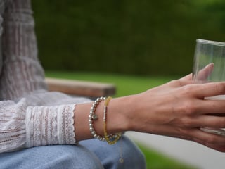 Handmade Yellow Quartz Silver Bracelet
