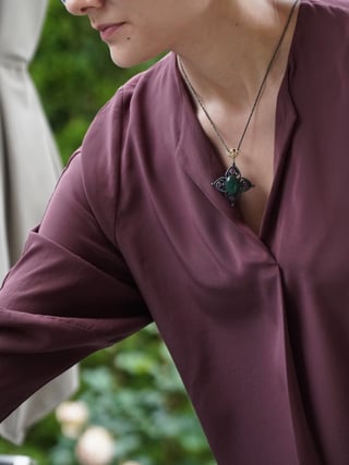 Emerald Handmade Pendant